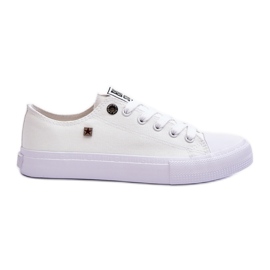 Kvinders klassiske lave sneakers Big Star AA274010 Hvid