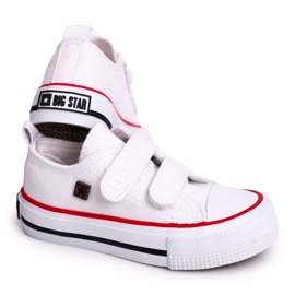 Børnesneakers med velcro Big Star HH374199 Hvid