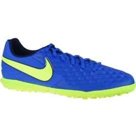 Nike Tiempo Legend 8 Club Tf M AT6109-474 fodboldstøvler blå