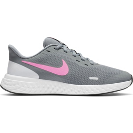Nike Revolution 5 løbesko grå-pink BQ5671 015