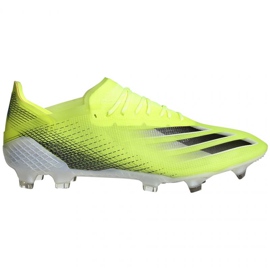 Adidas X Ghosted.1 Fg M FW6898 fodboldstøvler grøn, gul, neon grøn