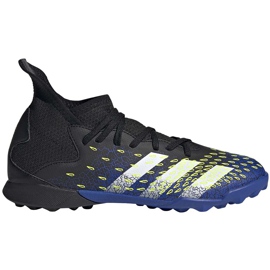 Fodboldstøvler adidas Predator Freak.3 Tf Junior sort og blå FY0624