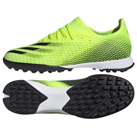 Adidas X Ghosted.3 Tf M FW6944 fodboldstøvler flerfarvet grøn