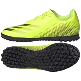 Adidas X Ghosted.4 Tf Jr FW6920 fodboldstøvler flerfarvet gul