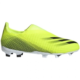 Adidas X Ghosted.3 Ll Fg Jr FW6978 fodboldstøvler flerfarvet gul