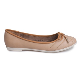 Ballerinas Med Sløjfe CS003 Beige