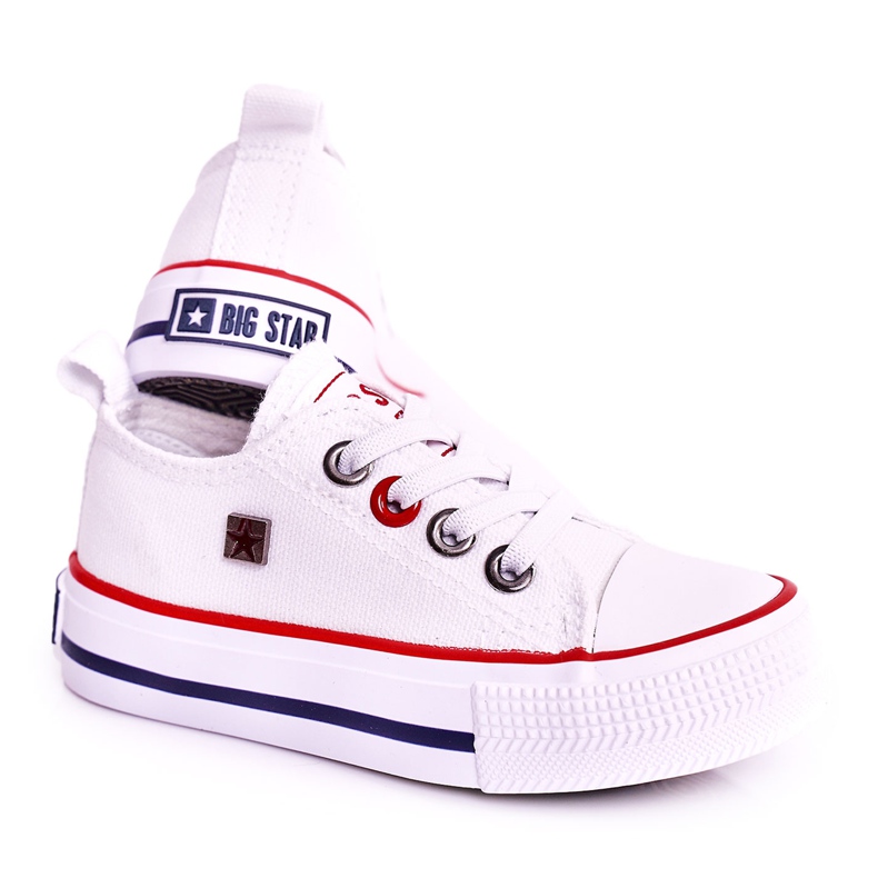 Børns klassiske lave sneakers Big Star HH374089 Hvid