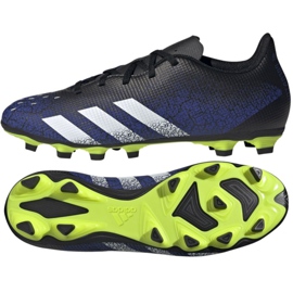 Adidas Predator Freak.4 FxG M FY0625 fodboldstøvler hvid, sort, kongelig sort
