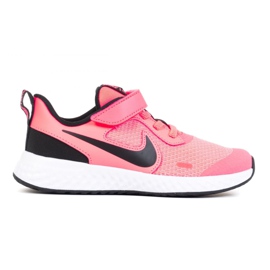 Nike Revolution 5 Psv Jr BQ5672-602 sko hvid lyserød
