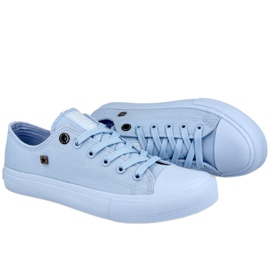 Dame klassiske lave sneakers Big Star AA274029 Lyseblå