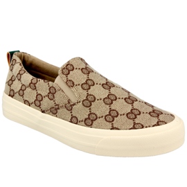 Kvinder Logged Sneakers Slip-On Khaki Challenge beige brun