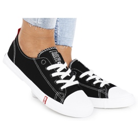 Kvinder Sneakers Big Star FF274085 Sort og rød