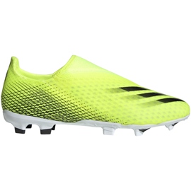 Adidas X Ghosted.3 Ll Fg fodboldsko gul-sort FW6969