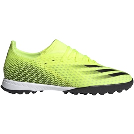 Adidas X Ghosted.3 Tf fodboldsko gul-sort FW6944