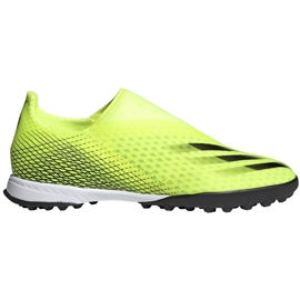 Adidas X Ghosted.3 Ll Tf fodboldsko gul-sort FW6971