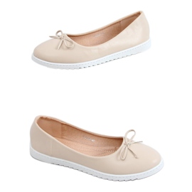 Damer beige ballerinaer YSD826 Beige