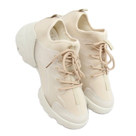 LA126P Beige beige sportssko