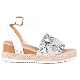 Kylie Kile sandaler slangeprint flerfarvet
