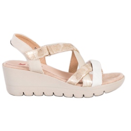 Kylie Lette sandaler med velcro brun flerfarvet