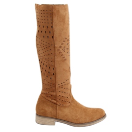 Camel ST-53P Camel openwork støvler brun