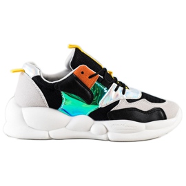 Bestelle Sneakers på modeplatformen sort sølv grå flerfarvet