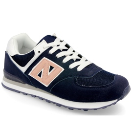 Sportssko til kvinder Sneakers Navy Last Minute hvid marine blå lyserød