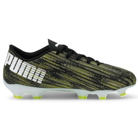 Fodboldsko Puma Ultra 4.2 Fg Ag Junior sort-grøn 106364 04 sort / grøn