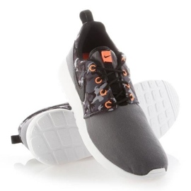 Nike Roshe One Print Jr 677782-004 sko hvid