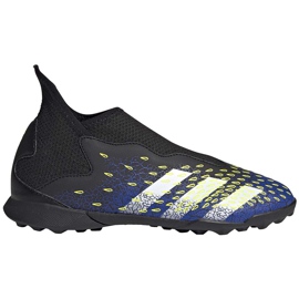 Adidas Predator Freak.3 Ll Tf Junior fodboldstøvler sort og hvid FY0997