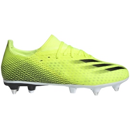 Adidas X Ghosted.3 Sg fodboldstøvler gul-sort FW6957 gul, sort