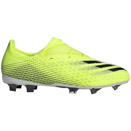 Adidas X Ghosted.2 Fg fodboldstøvler gul-sort FW6958 gul, sort