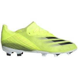 Adidas X Ghosted.1 Fg Junior fodboldstøvler gul-sort FW6955 gul, sort