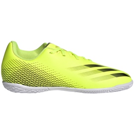 Adidas X Ghosted.4 In Junior fodboldstøvler gul-sort-hvid FW6923