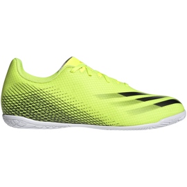 Adidas X Ghosted.4 In fodboldstøvler gul-sort-hvid FW6906