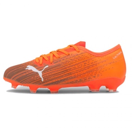 Fodboldstøvler Puma Ultra 1.1 Fg Ag Jr 106097 01 flerfarvet appelsiner og røde