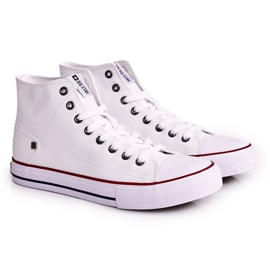 Herre klassiske high-top sneakers Big Star DD174251 Hvid