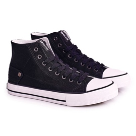 Herre klassiske high-top sneakers Big Star DD174249 Sort