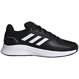 Adidas Runfalcon 2.0 K børnesko sort og hvid FY9495