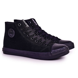 Herre klassiske high-top sneakers Big Star FF174550 sort