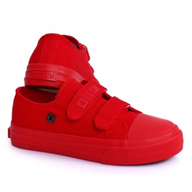 Børnesneakers med velcro Big Star FF374097 Rød ['rød']