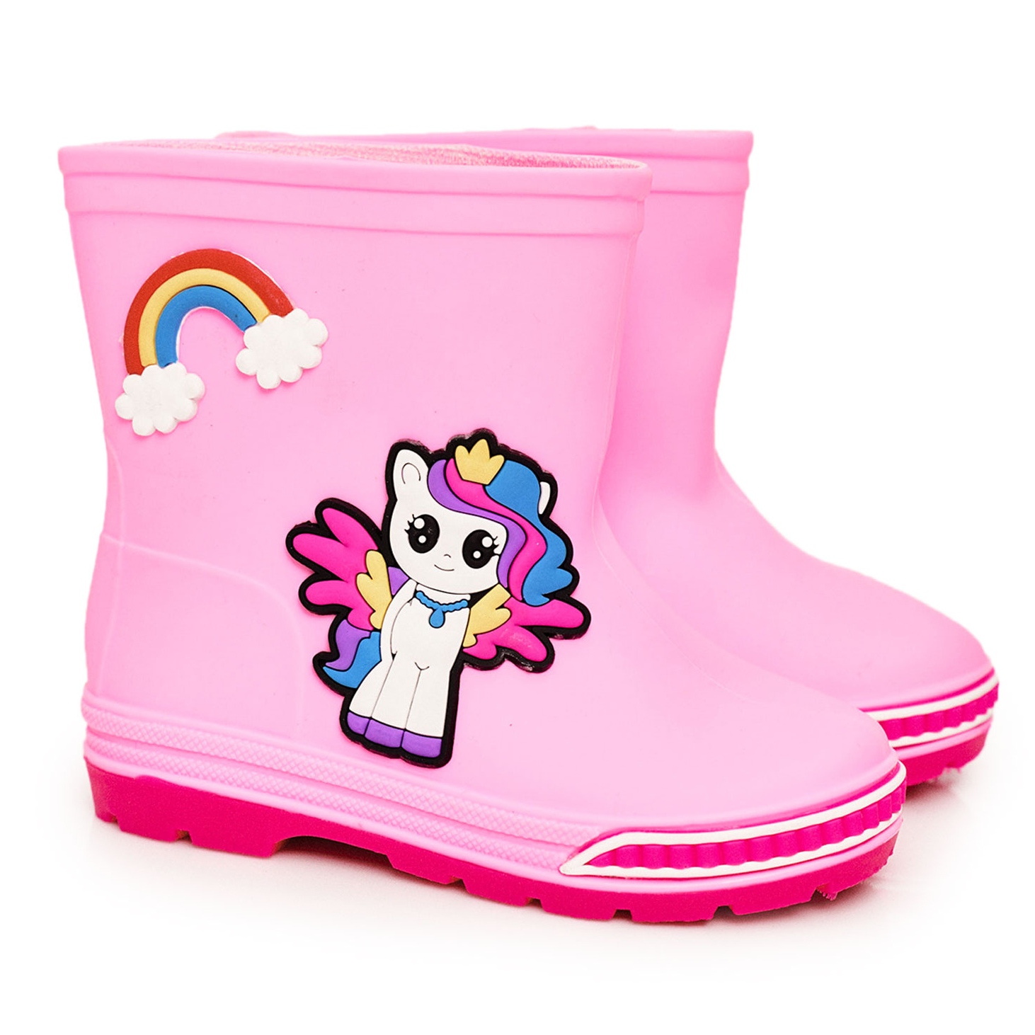 lyserøde galoer med pony - KeeShoes