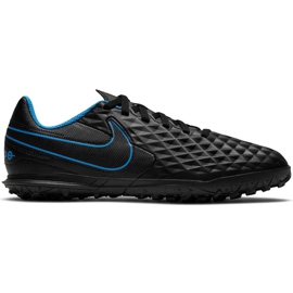 Nike Tiempo Legend 8 Club Tf Junior AT5883 090 fodboldsko sort sort