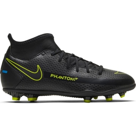 Nike Phantom Gt Club Df FG / MG Junior CW6727 090 fodboldsko sort sort