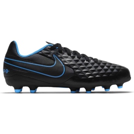 Nike Tiempo Legend 8 Club FG / MG Junior AT5881 090 fodboldsko sort sort