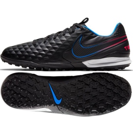 Nike Tiempo Legend 8 Pro Tf M AT6136 090 fodboldsko sort sort