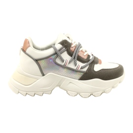 News Women's Sports Shoes Sneakers 21SP26-3973 White hvid