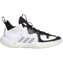 Adidas Harden Stepback 2 J hvide og sorte FZ1545 børnesko