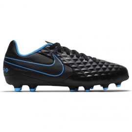 Nike Tiempo Legend 8 Club FG / MG Jr AT5881-090 fodboldsko sort sort