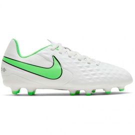 Nike Tiempo Legend 8 Club FG / MG Jr AT5881-030 fodboldsko flerfarvet hvid