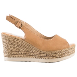 Sabatina Lette kile sandaler brun